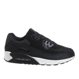 Scarpe sportive da uomo nere 8104 nero