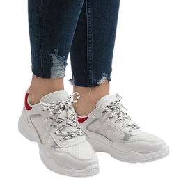 Scarpe sportive YM-31 bianche bianca