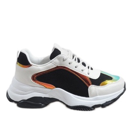 Scarpe sportive nere alla moda 2018-6 bianca nero
