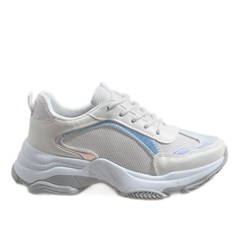 Scarpe sportive bianche alla moda 2018-6 bianca