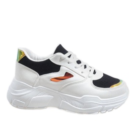 Scarpe sportive nere alla moda 2018-2 bianco nero