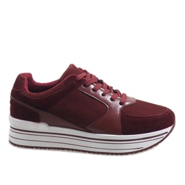Scarpe sportive bordeaux 6261 rosso