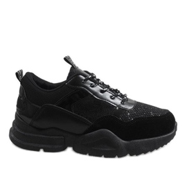 Scarpe sportive nere alla moda K-365 nero