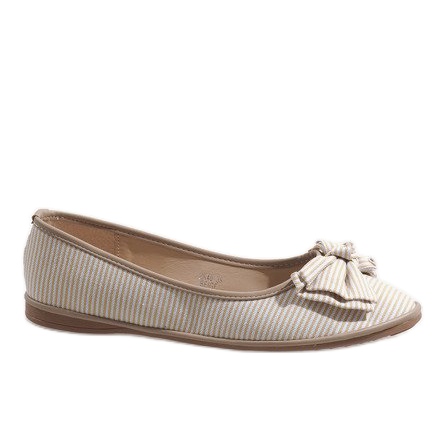 Ballerine beige con fiocco SK40