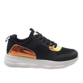 Scarpe sportive nere alla moda W-3097 nero