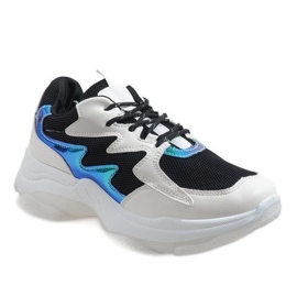 Scarpe sportive nere alla moda LL1730 bianco
