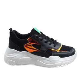 Scarpe sportive nere alla moda 2018-3 nero