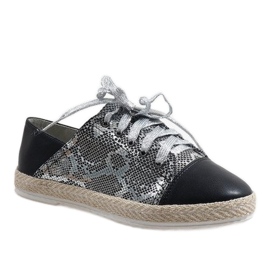 Espadrillas sneakers nere TL-39 nero