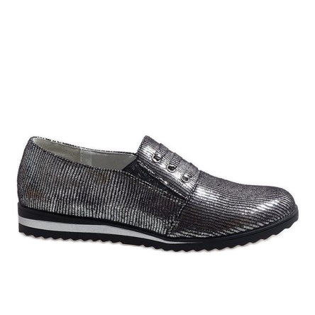 Scarpe stringate grigie TL-33 grigio