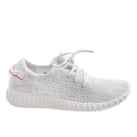 BY-049 scarpe sportive bianche bianca