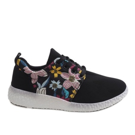Scarpe sportive nere 623-2 nero