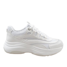 Scarpe sportive bianche alla moda BO-15 bianco