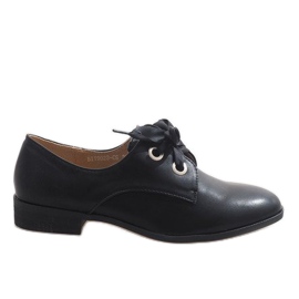 Scarpe stringate laccate nere BIY9023-CS nero
