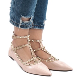Ballerine laccate rosa 127-12