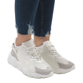 Scarpe sportive bianche alla moda 9115 bianco