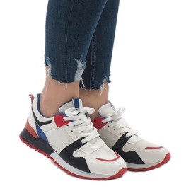 2018-7 Scarpe sportive alla moda multicolori nere bianca nero rosso