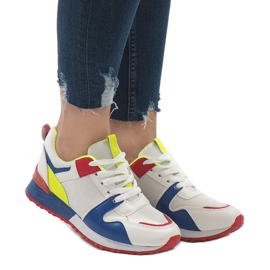 Scarpe sportive alla moda multicolore 2018-7 Blu bianco rosso verde