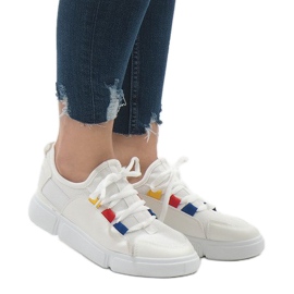 Sneakers bianche per scarpe sportive 2018-9 bianca