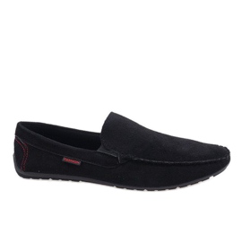 Scarpe basse eleganti nere AB96K-1 mocassini nero