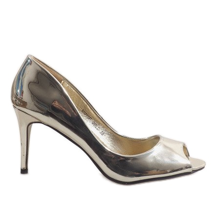 Décolleté aperte specchiate oro MM09P d'oro