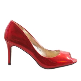 MM09P pompe aperte a specchio rosso