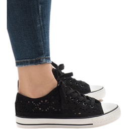 Sneakers nere in pizzo BB2050-SP nero