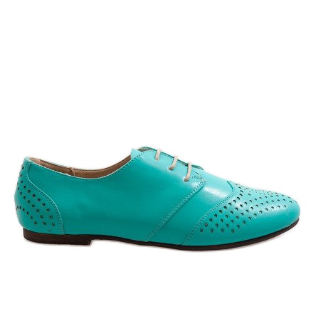 Scarpe jazz Oxford traforate verdi 1 verde