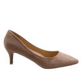 Pompe beige su uno spillo 123-2