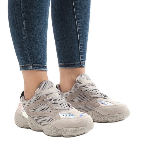 Scarpe sportive grigie MS522-26 grigio