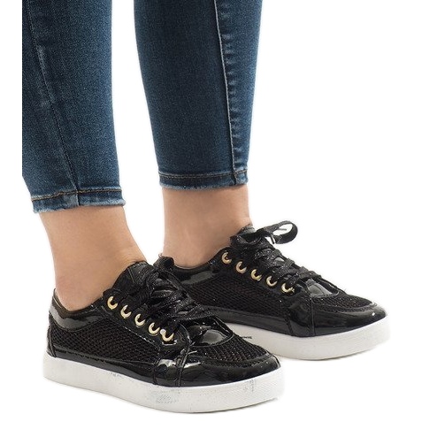 Sneakers nere traforate 521 nero