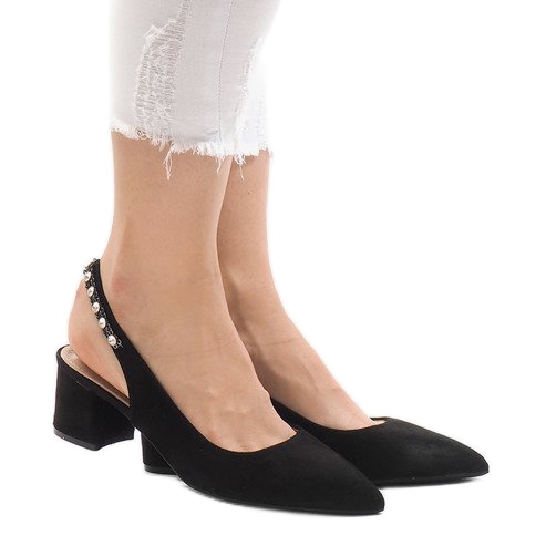Décolleté nere su stiletto FM98502-2 nero