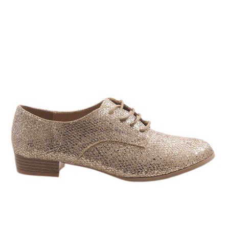 Scarpe stringate oro G086 d'oro