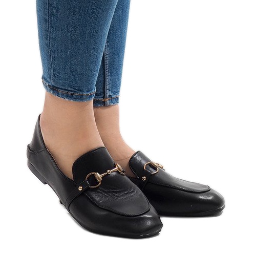 Mocassini ballerine YJX001 neri nero