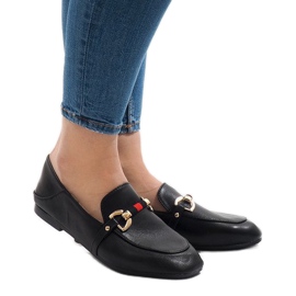 Mocassini ballerina neri YJX005 nero