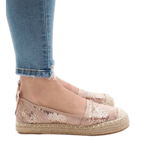 Espadrillas rosa traforate L08-71
