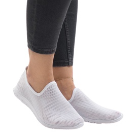 Scarpe sportive bianche 909-17 bianca