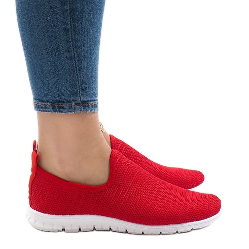 Scarpe sportive rosse 909-17 rosso