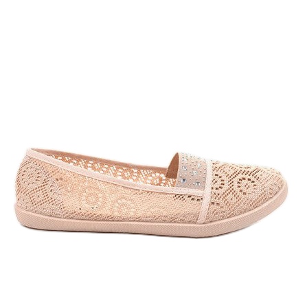 1148-Y sneakers in pizzo rosa