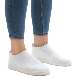 Scarpe sportive bianche BA77 bianco