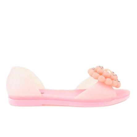 Sandali rosa Meliski con fiore HM701
