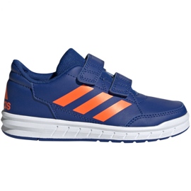Scarpe adidas Altasport Cf K navy arancione Jr G27086 blu