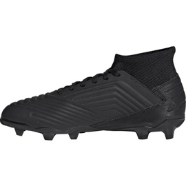 Scarpe da calcio Adidas Predator 19.3 Fg Jr G25794 nero nero