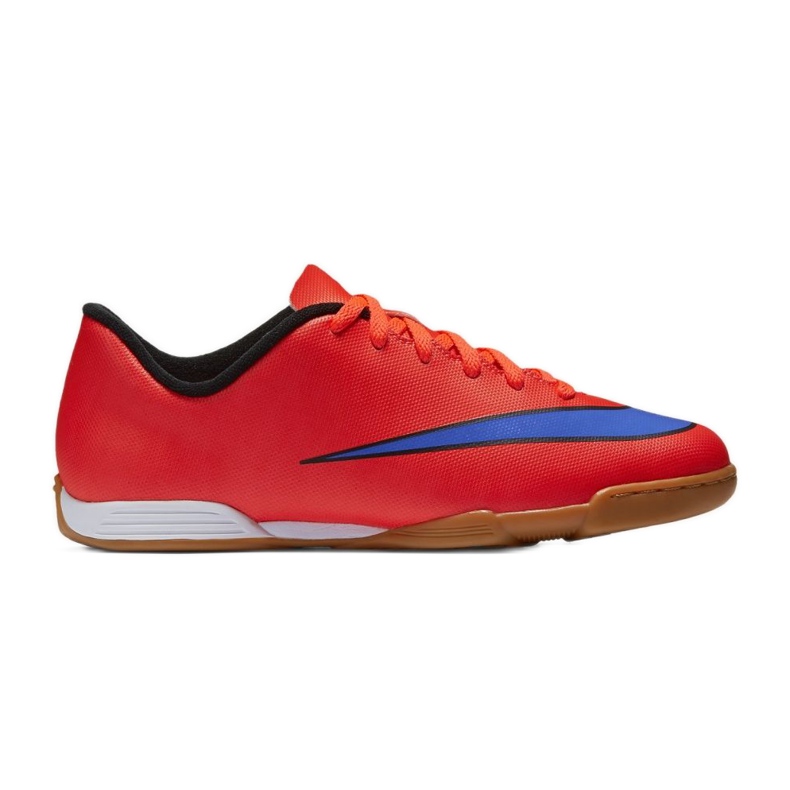 Nike Mercurial Vortex Ii Ic Jr 651643-650 scarpe da calcio rosso rosso