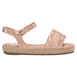 Small Swan Espadrillas Sandali Rosa
