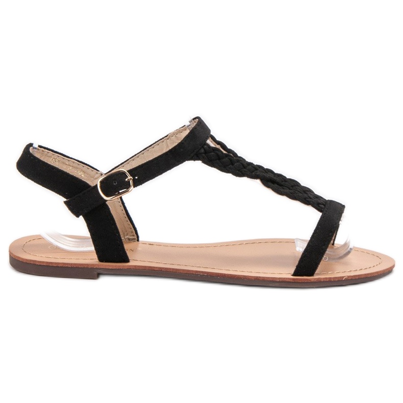 Ch. Creation Sandali in pelle scamosciata nero