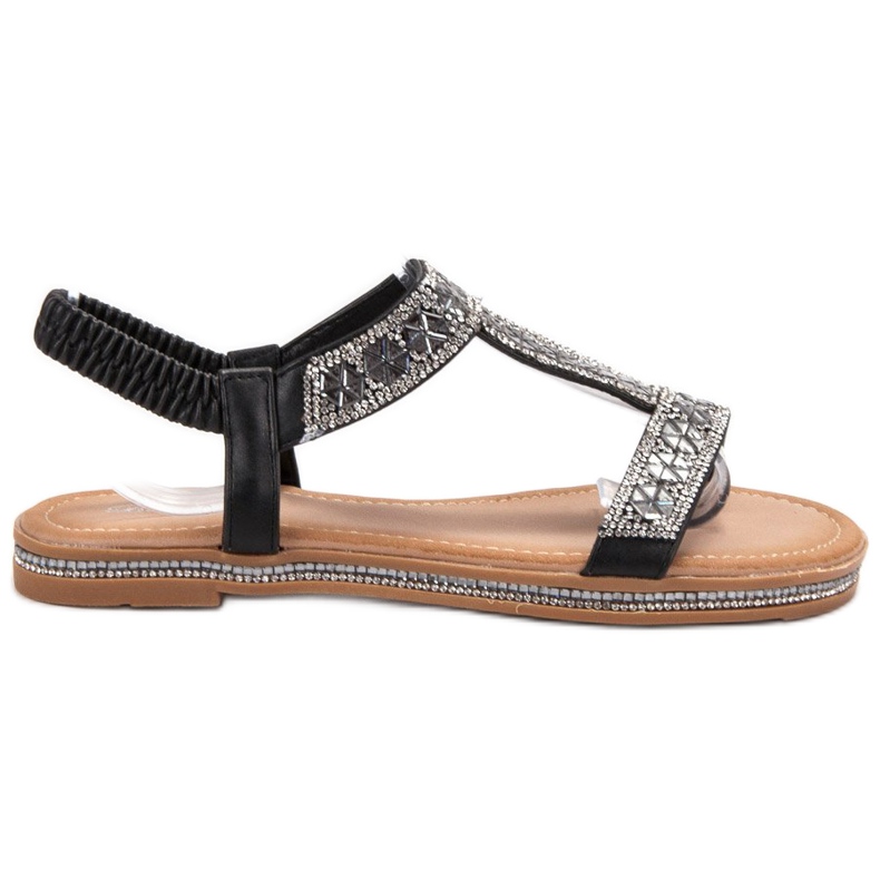 Bello Star Sandali Neri Decorati nero