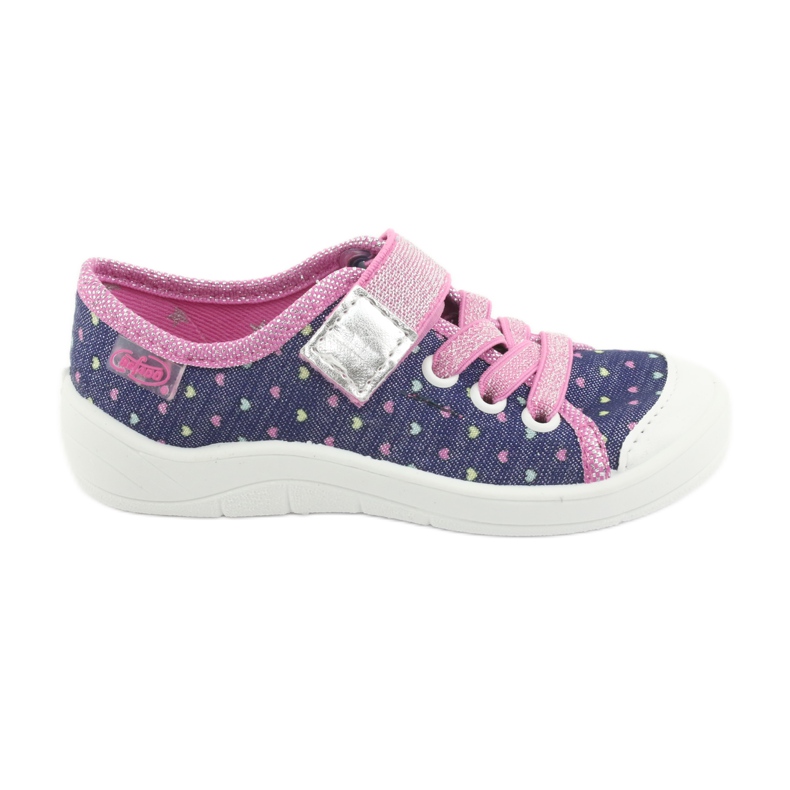Scarpe per bambini Befado 251X135 blu navy rosa grigio