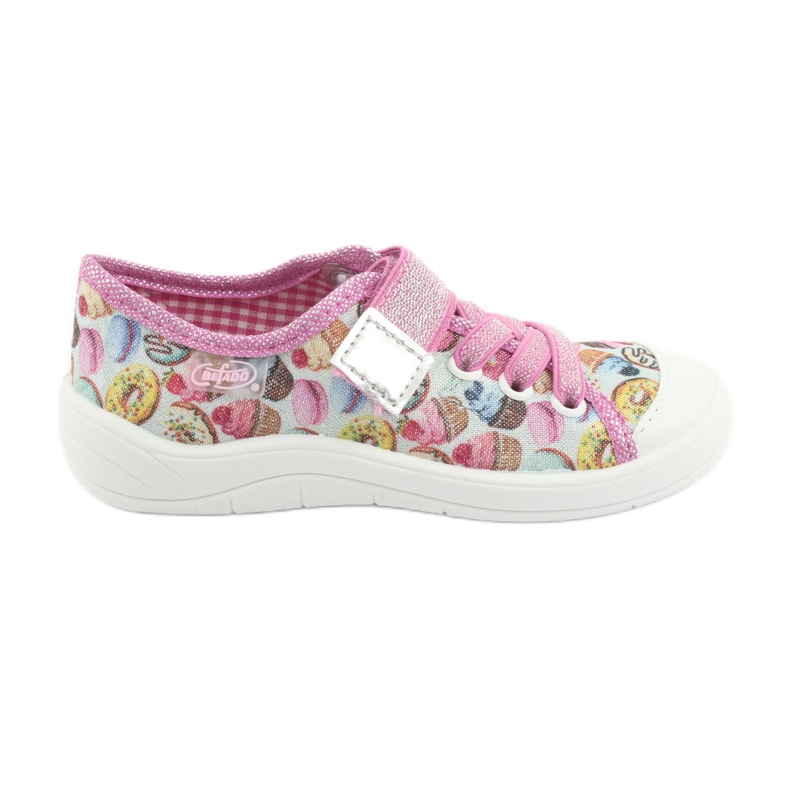 Scarpe per bambini Befado 251X134 blu rosa grigio giallo