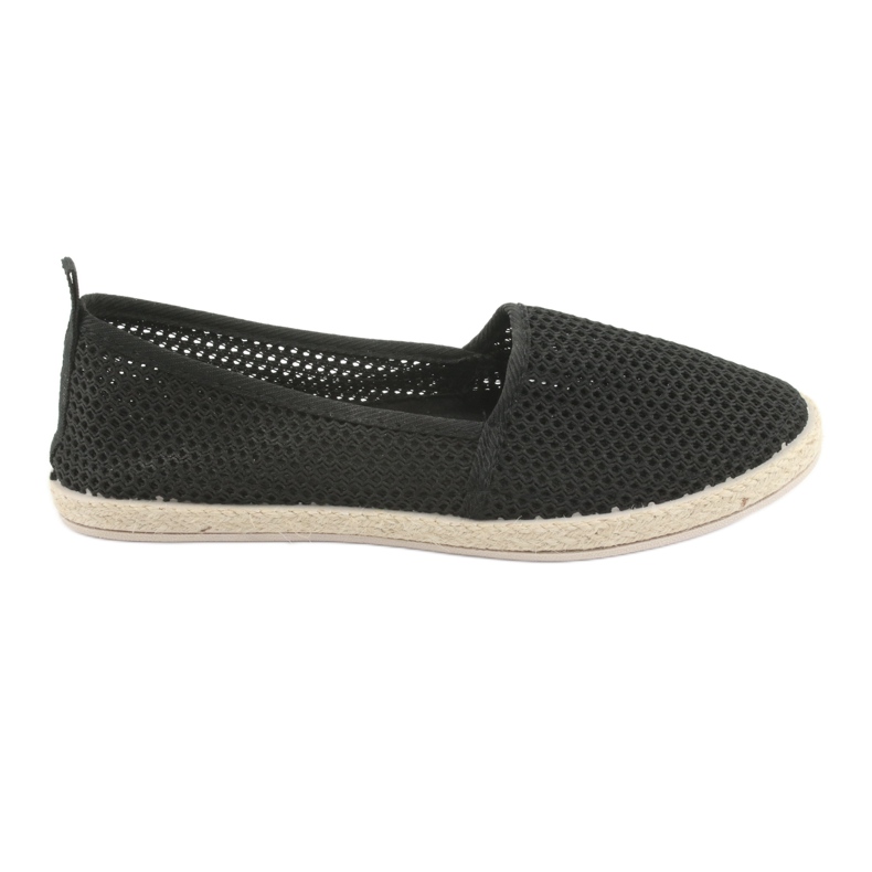 Espadrillas in rete nera JX1029 Black nero