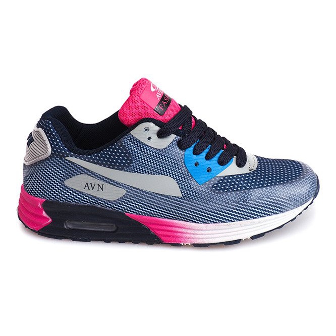 Sneakers Sportive B49-6 Blu multicolore